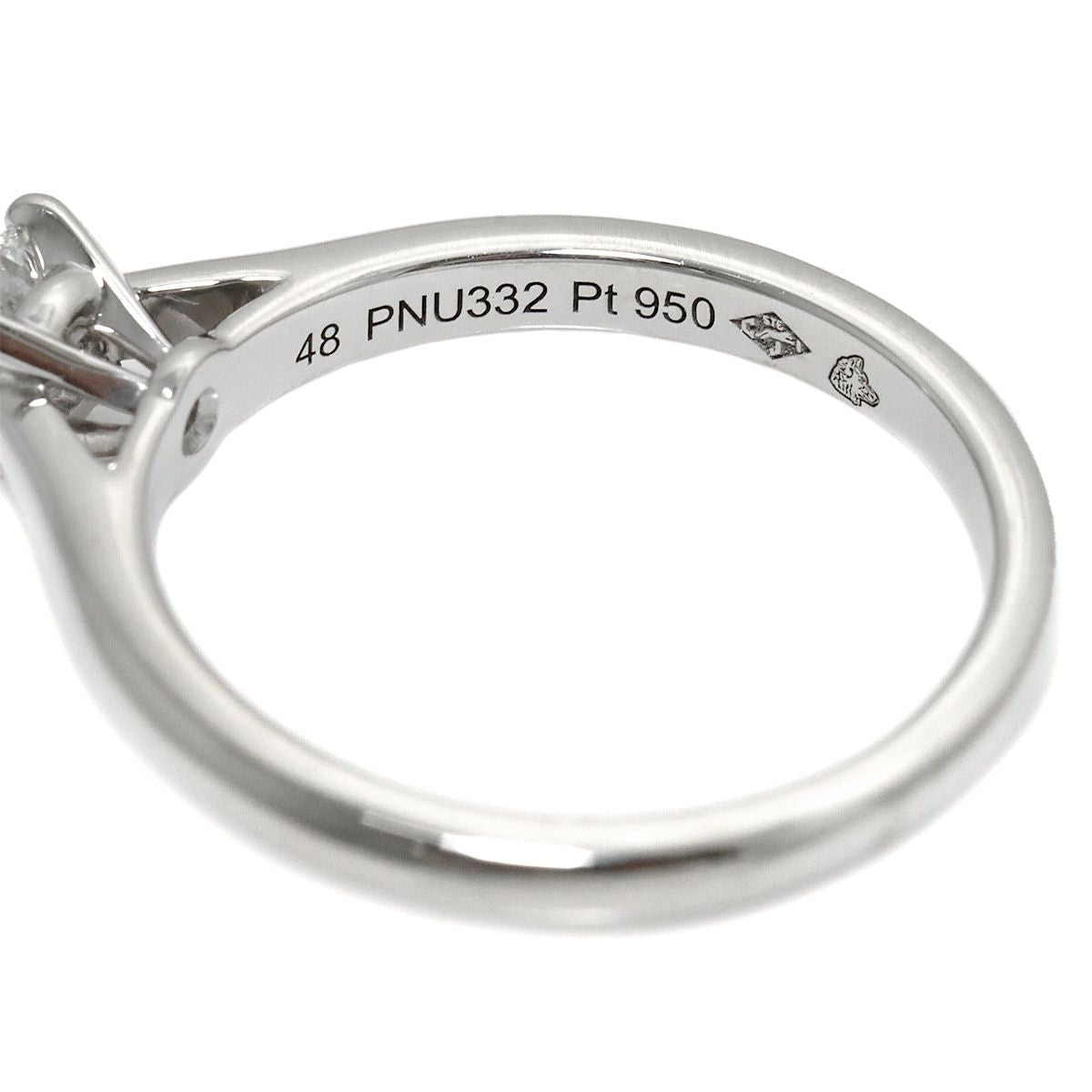Cartier Solitaire Diamond IF EX 48 Ring Pt Platinum — view 5