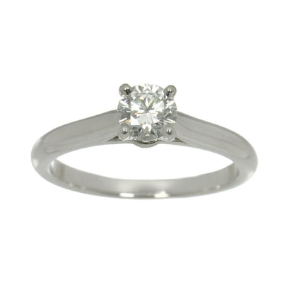 Cartier Solitaire Diamond 48 Ring Pt Platinum — view 2