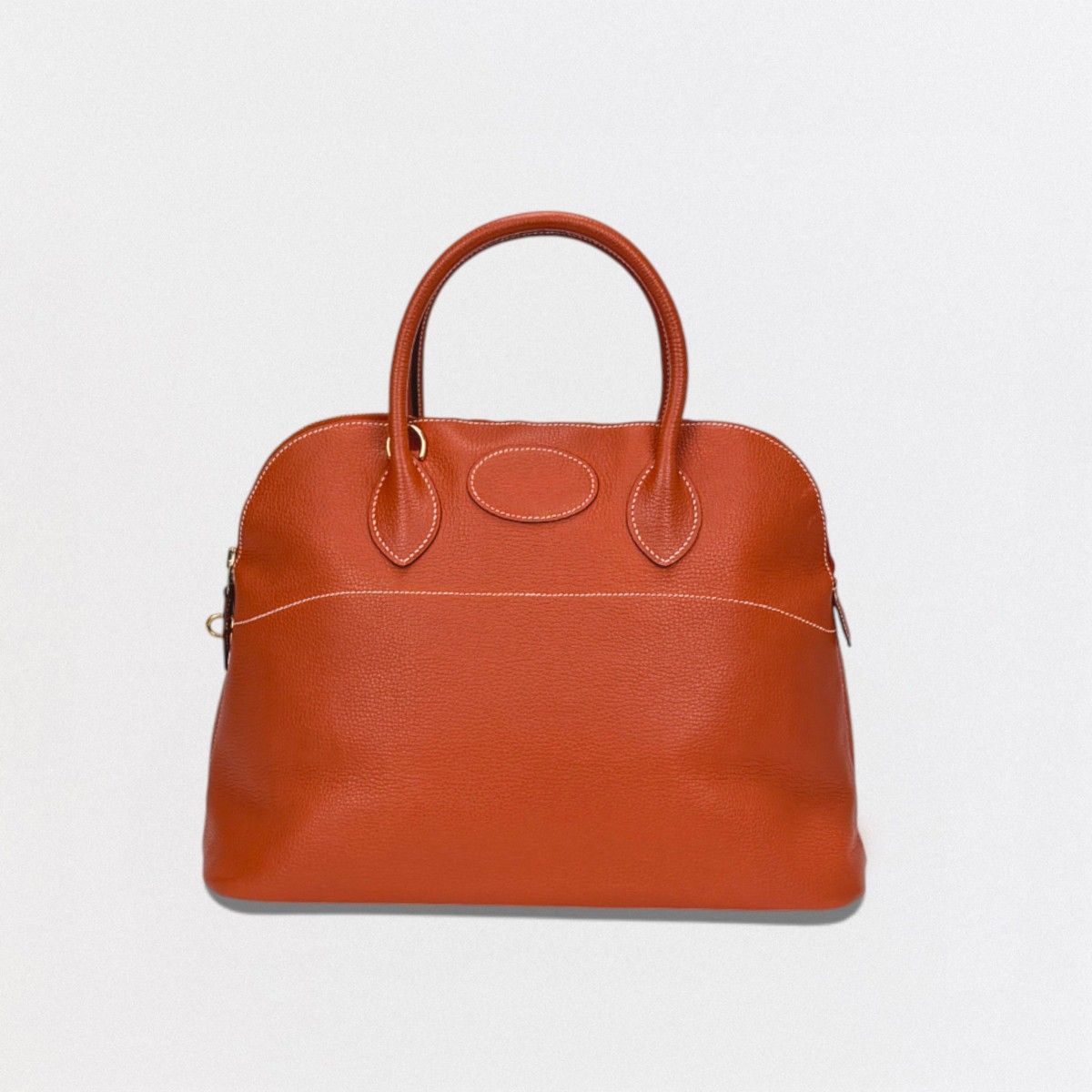 Hermes Bolide 35 Tote Shoulder Bag Sully Ege Brique Brown Gold 2-Way