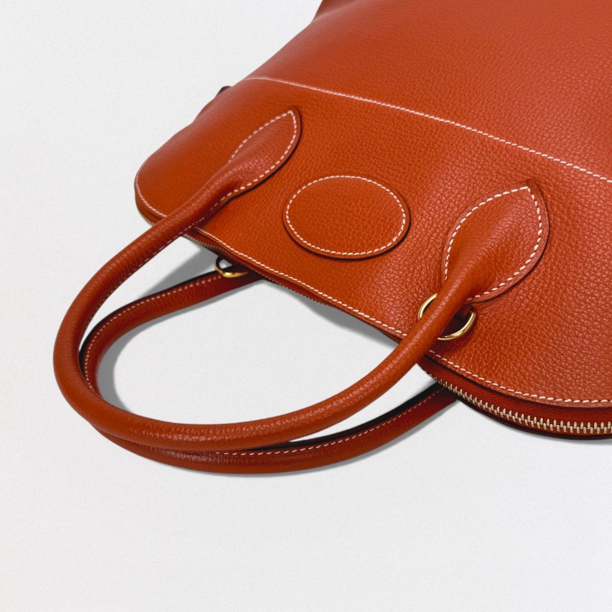 Hermes Bolide 35 Tote Shoulder Bag Sully Ege Brique Brown Gold 2-Way — view 4