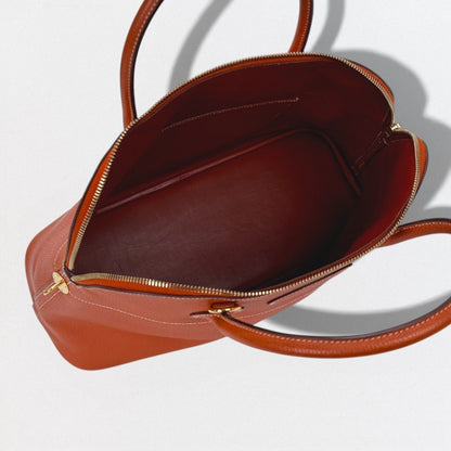 Hermes Bolide 35 Tote Shoulder Bag Sully Ege Brique Brown Gold 2-Way — view 8