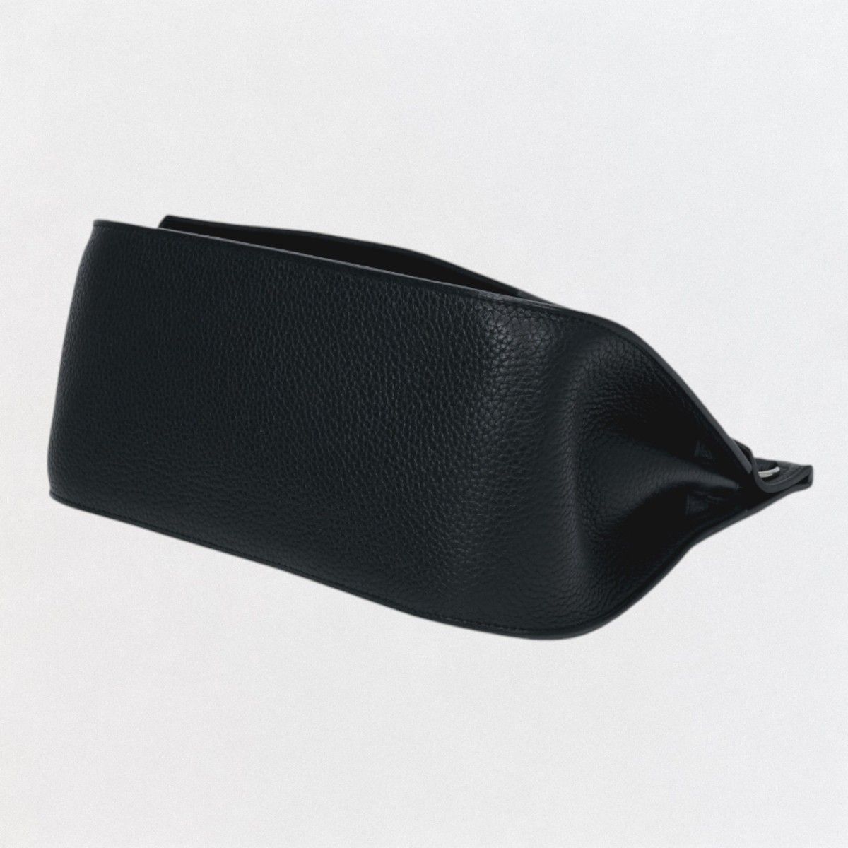 Hermes Gipsiere 28 Shoulder Bag Taurillon Clemence Noir Black Silver — view 4