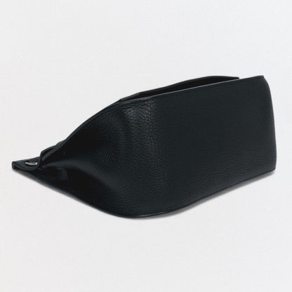 Hermes Gipsiere 28 Shoulder Bag Taurillon Clemence Noir Black Silver — view 5