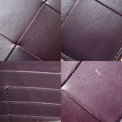 Bottega Veneta Cassette Zip Around Wallet Intrecciato Leather Brown Gold — view 8