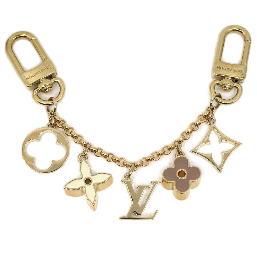 Louis Vuitton Full Ledoux Chain Bag Charm Monogram Gold Plated