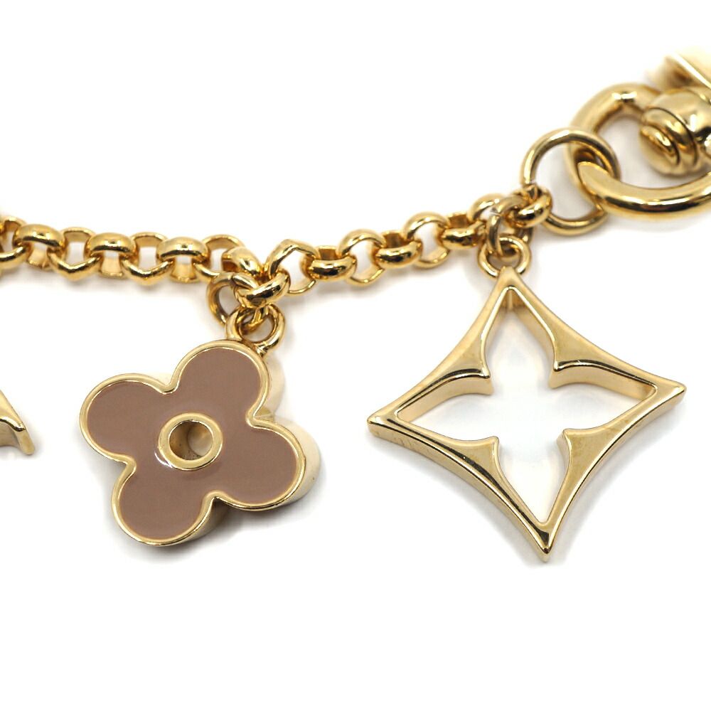 Louis Vuitton Full Ledoux Chain Bag Charm Monogram Gold Plated — view 2