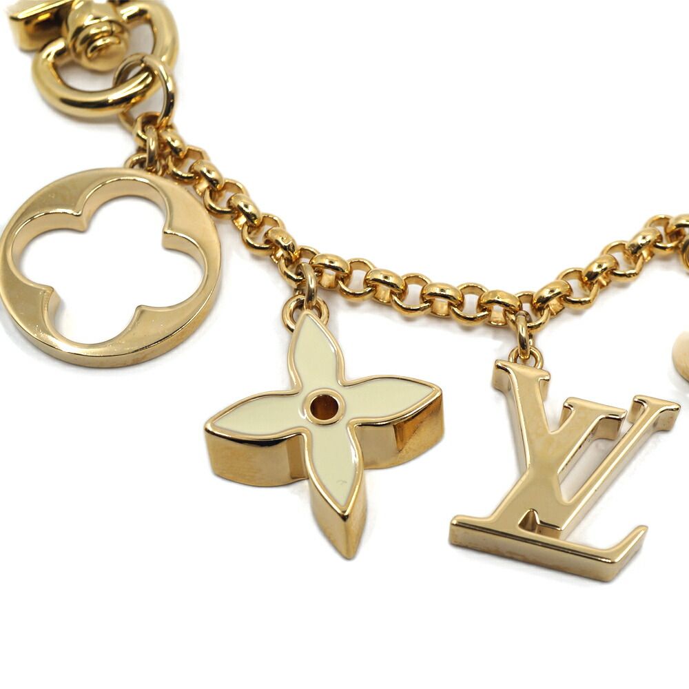 Louis Vuitton Full Ledoux Chain Bag Charm Monogram Gold Plated — view 3
