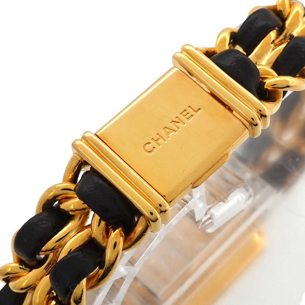Chanel Premiere Vintage Watch Black Gold — view 7