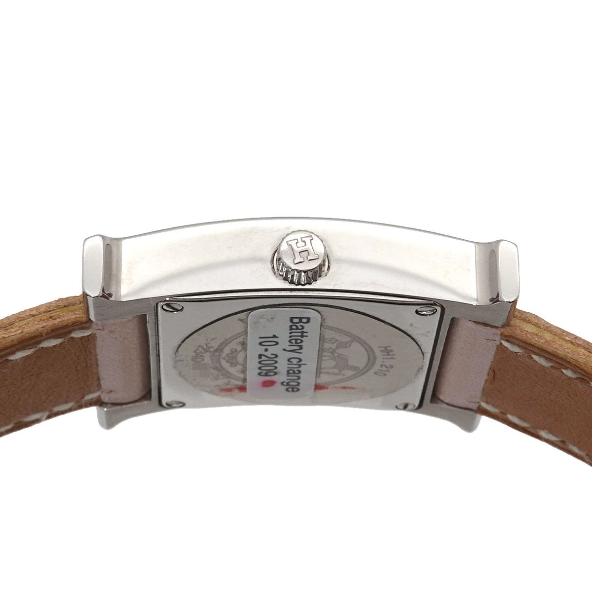 Hermes Watch Hh1 210 Diamond White Shell Quartz — view 6