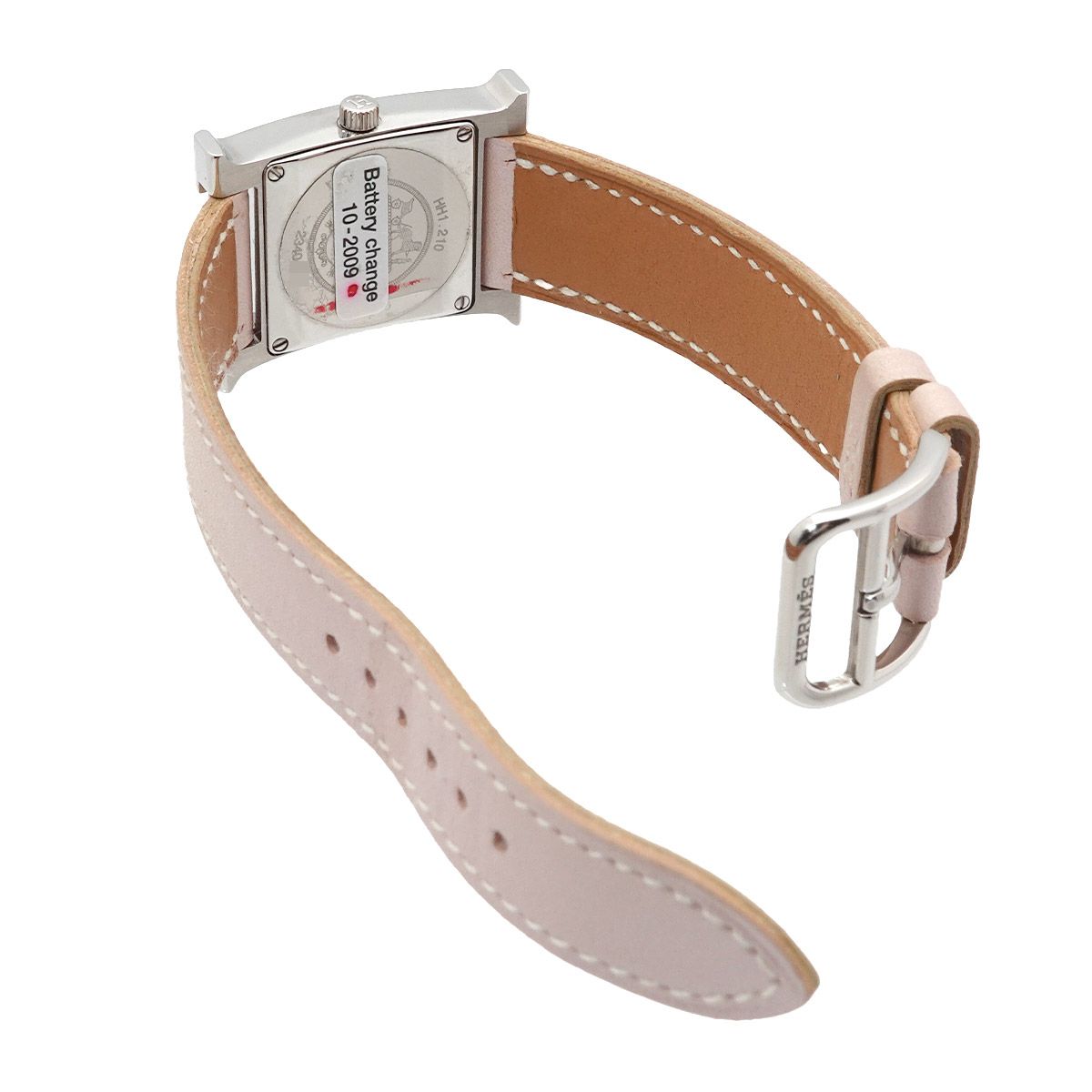 Hermes Watch Hh1 210 Diamond White Shell Quartz — view 5
