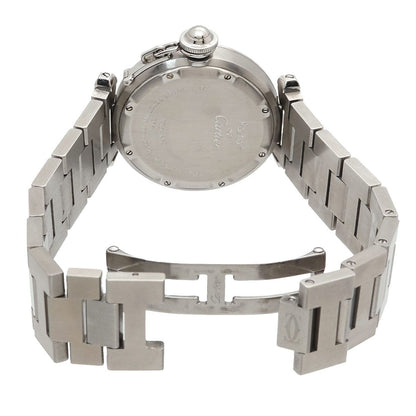 Cartier Pasha Big Date Boys Watch White Automatic Pashac — view 5