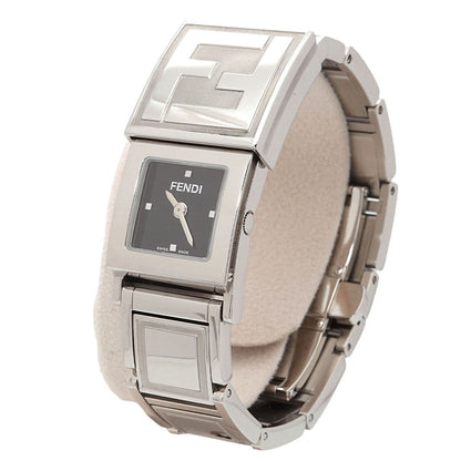 Fendi Orologi Seat 2 Time Zone Watch Diamond Black Quartz — view 2