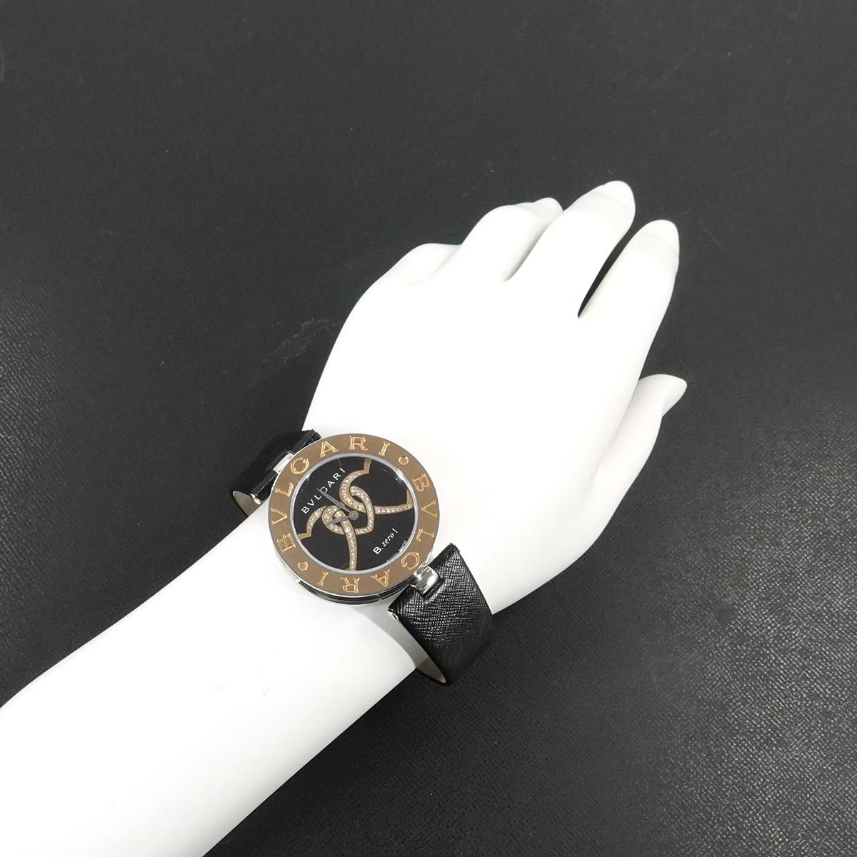 Bvlgari B-zero One Double Heart Watch 18k Pink Gold Quartz — view 4
