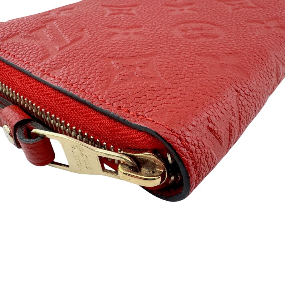 Louis Vuitton Zippy Wallet Empreinte Monogram Red — view 3