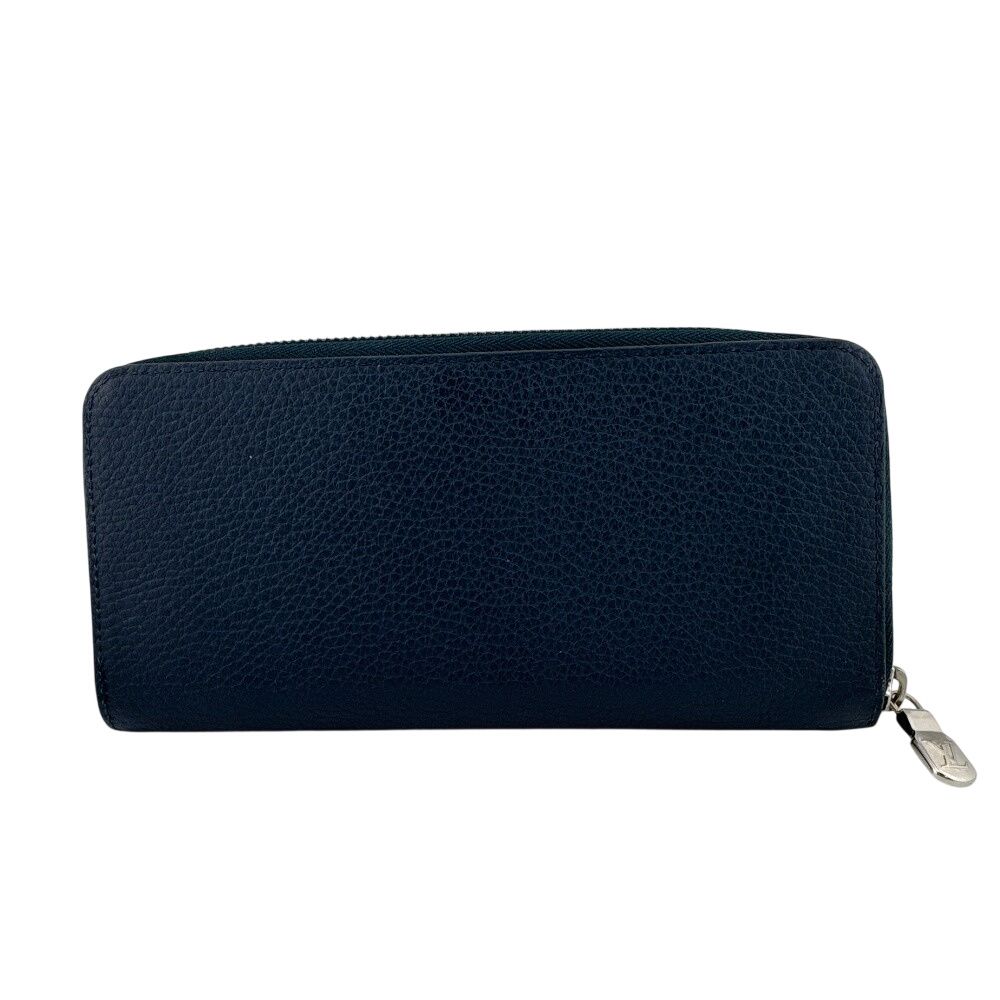 Louis Vuitton Zippy Wallet Vertical Leather Navy — view 2