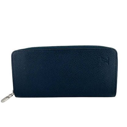 Louis Vuitton Zippy Wallet Vertical Leather Navy