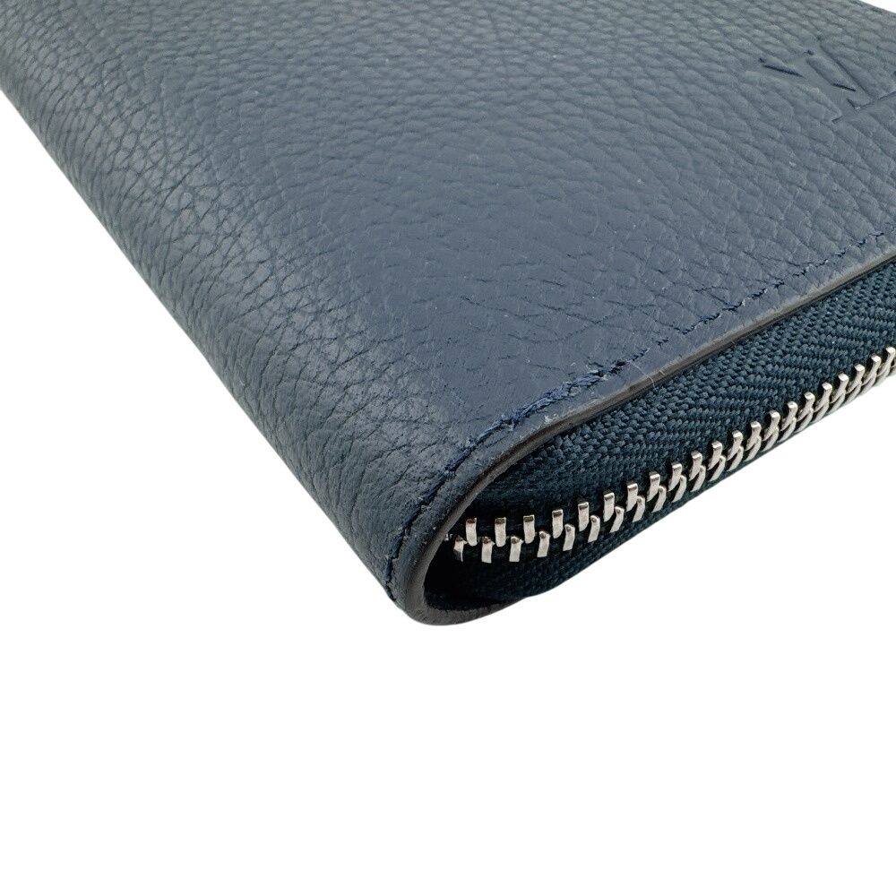 Louis Vuitton Zippy Wallet Vertical Leather Navy — view 4