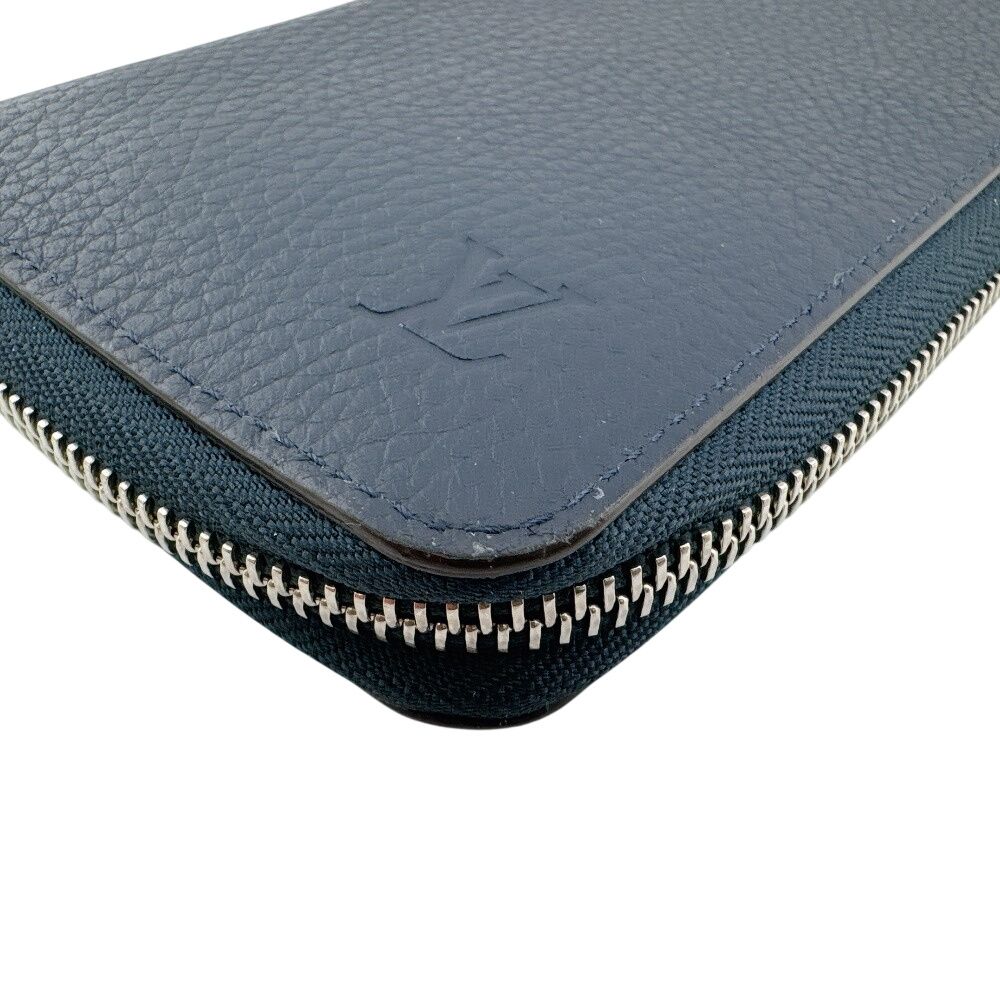 Louis Vuitton Zippy Wallet Vertical Leather Navy — view 5