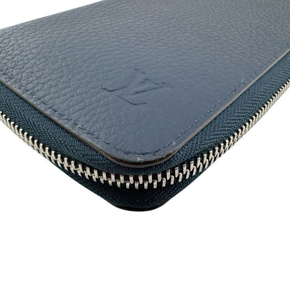 Louis Vuitton Zippy Wallet Vertical Leather Navy — view 5