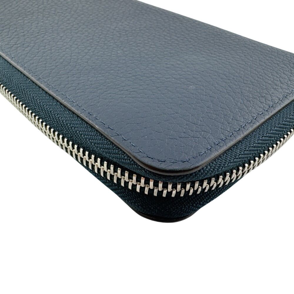 Louis Vuitton Zippy Wallet Vertical Leather Navy — view 6