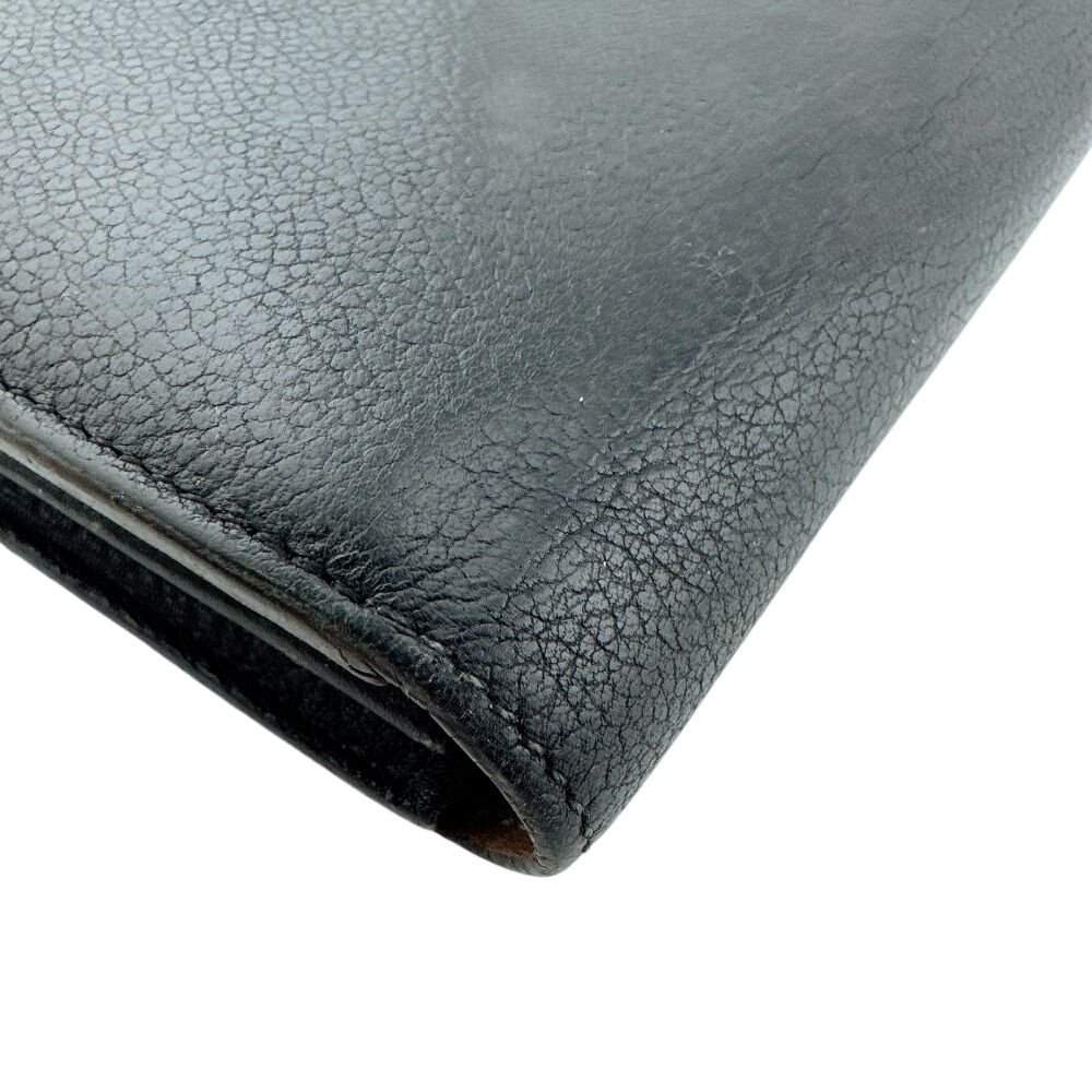Louis Vuitton Zipper Portefeuille Comet Leather Wallet Black — view 4