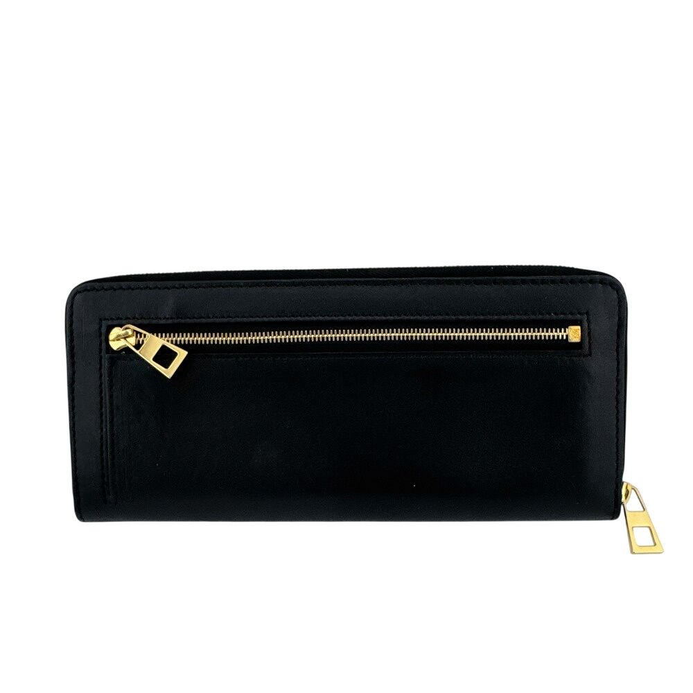 Loewe Zip Around Leather Wallet Black — view 2