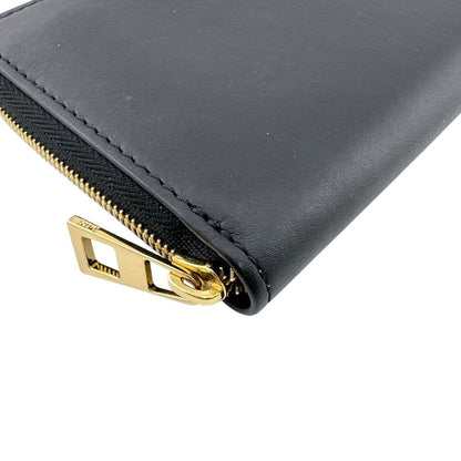 Loewe Zip Around Leather Wallet Black — view 3