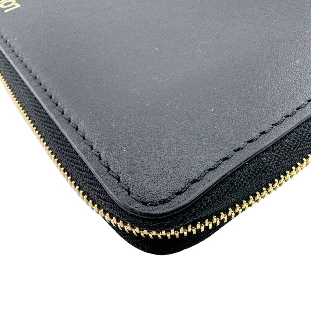 Loewe Zip Around Leather Wallet Black — view 6