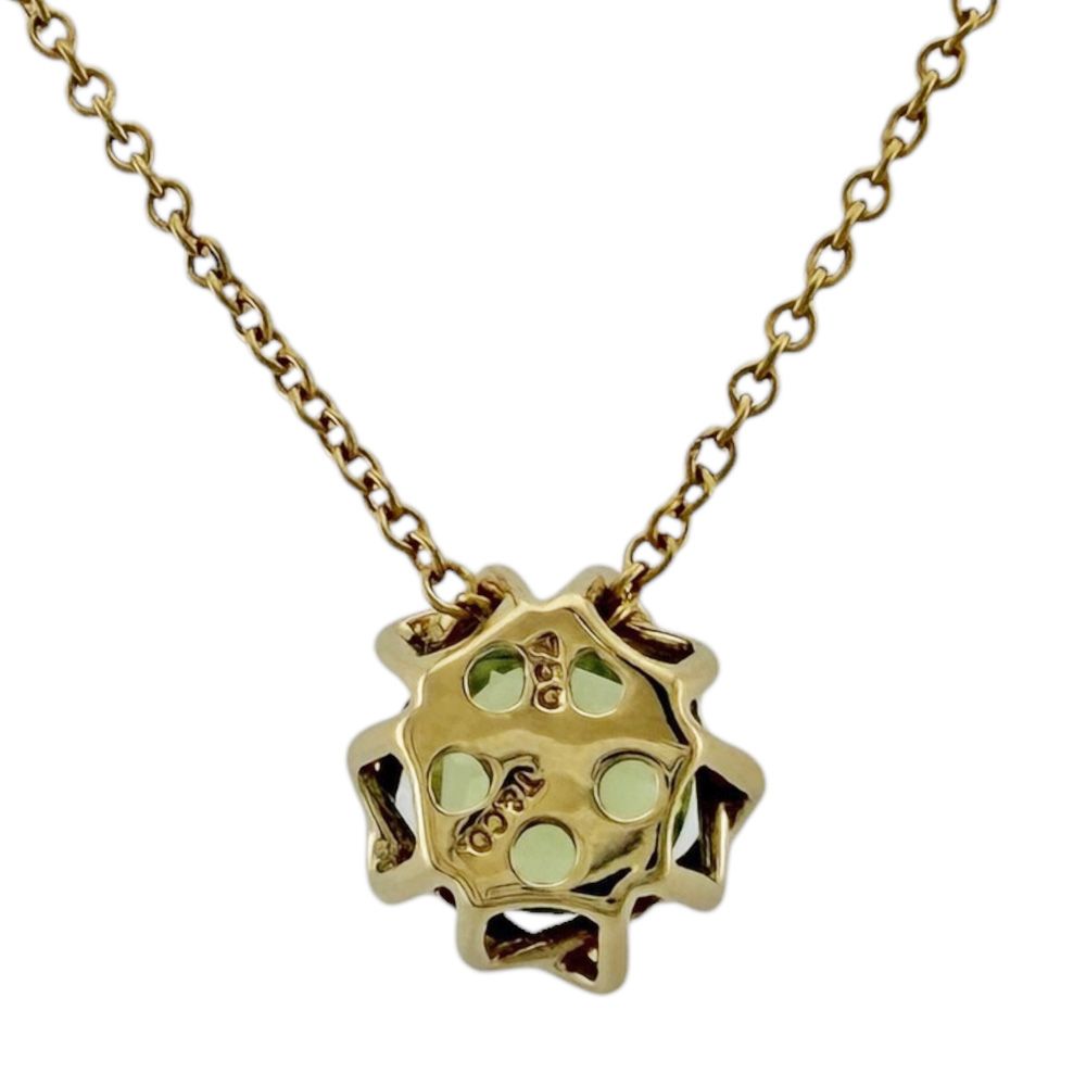 Tiffany & Co Kiss Around Necklace 18k Gold Peridot — view 3