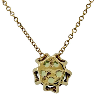 Tiffany & Co Kiss Around Necklace 18k Gold Peridot — view 3
