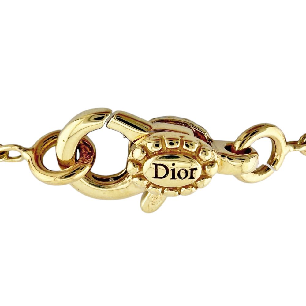 Dior Rose Devan Coule Necklace 18k Gold Diamond — view 5