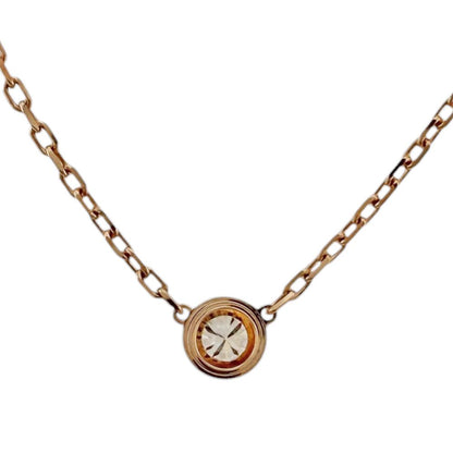 Cartier Damier Diamant Leger Necklace 18k Gold Diamond — view 3