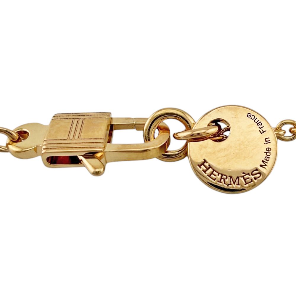 Hermes Constance Necklace 18k Gold Black Jade — view 6