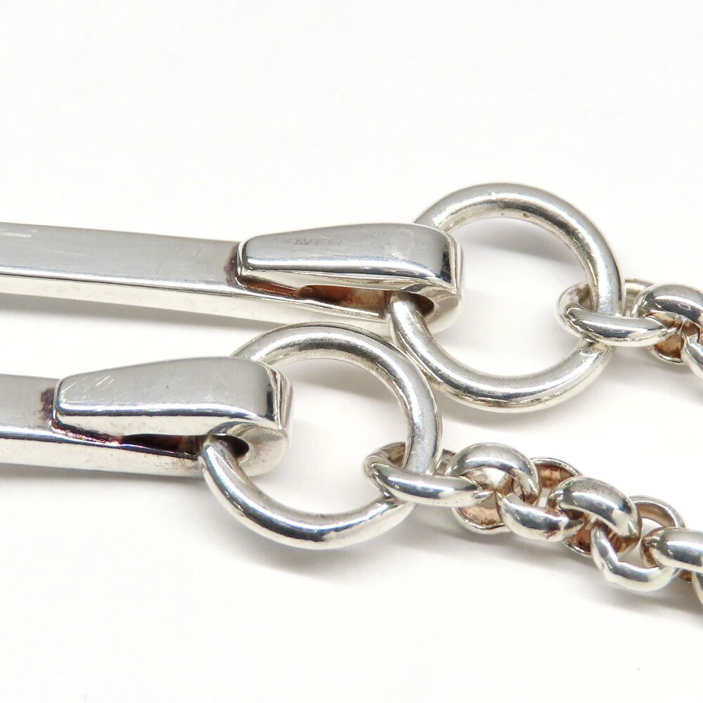 Hermes Necklace Cour Forges Silver — view 5
