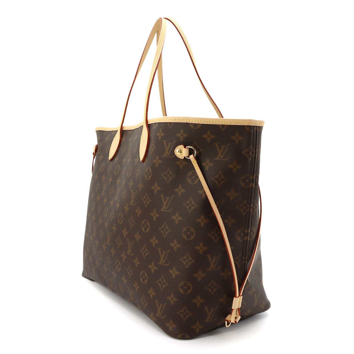 Louis Vuitton Monogram Neverfull GM Tote Brown Gold — view 4