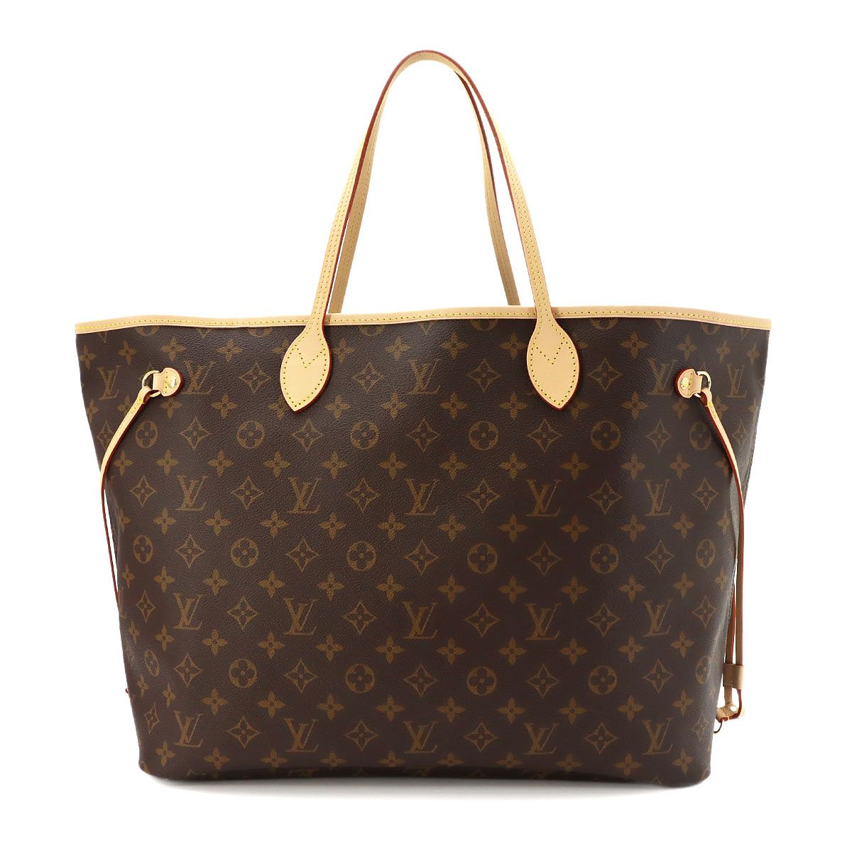 Louis Vuitton Monogram Neverfull GM Tote Brown Gold — view 3