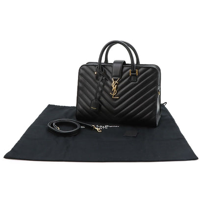 Saint Laurent Cabas 2-Way Bag Leather Black — view 2