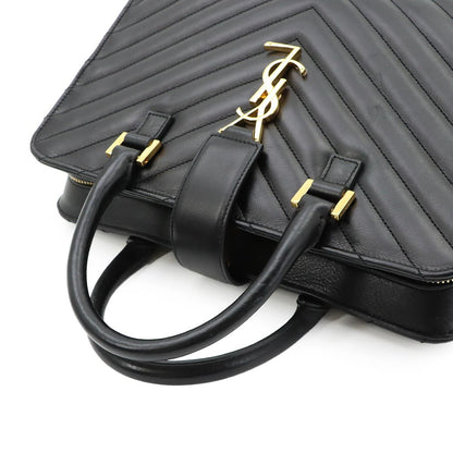 Saint Laurent Cabas 2-Way Bag Leather Black — view 6