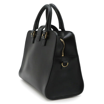 Saint Laurent Baby Cabas 2-Way Hand Shoulder Bag Leather Black — view 3