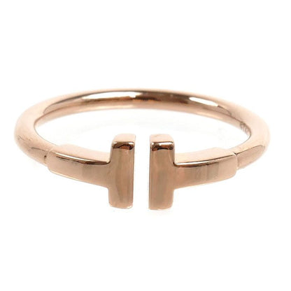 Tiffany & Co 18k Pink Gold T Wire Ring — view 3