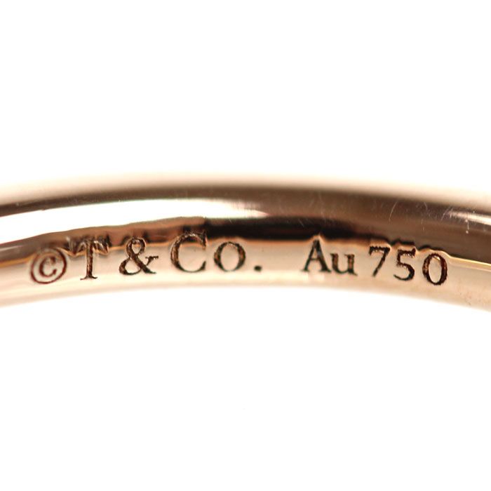 Tiffany & Co 18k Pink Gold T Wire Ring — view 5