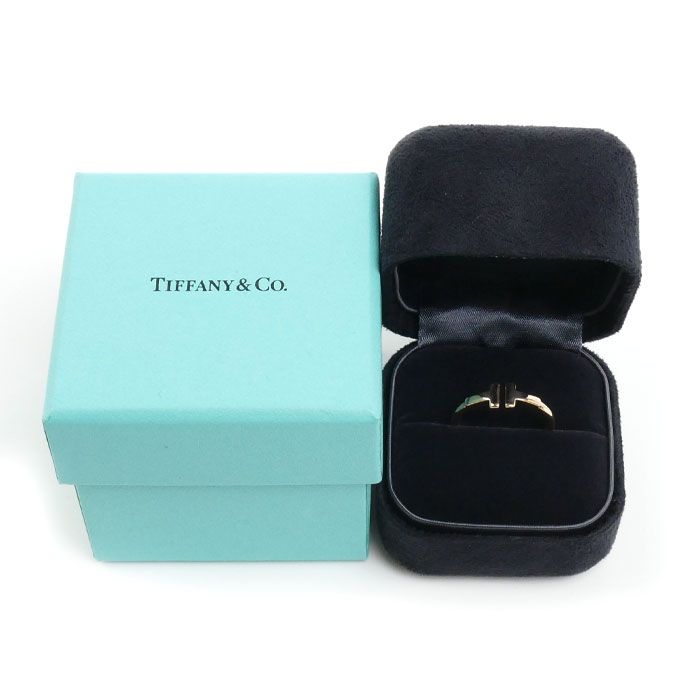 Tiffany & Co 18k Pink Gold T Wire Ring — view 8