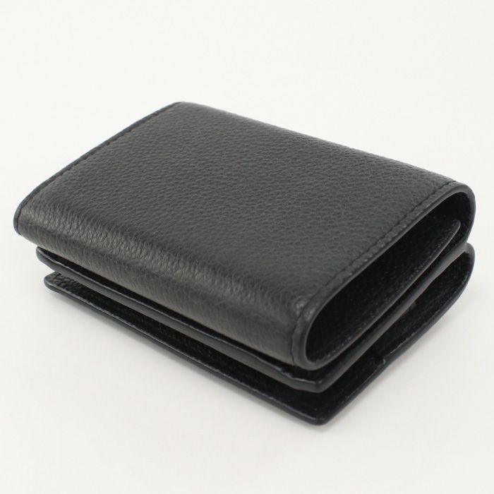 Saint Laurent Origami Tiny Wallet YSL Logo Trifold Calf — view 2