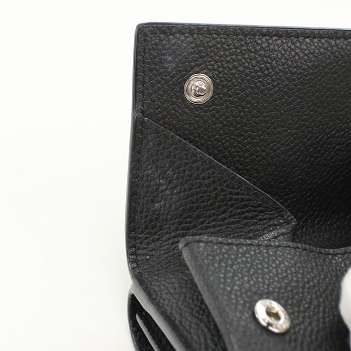 Saint Laurent Origami Tiny Wallet YSL Logo Trifold Calf — view 8