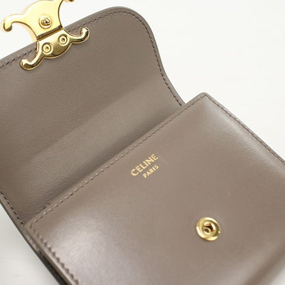 Celine Small Flap Wallet Triomphe Trifold Calf — view 6
