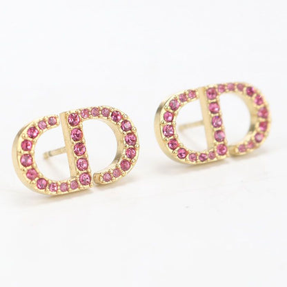 Dior Petit CD Stud Earrings Metal
