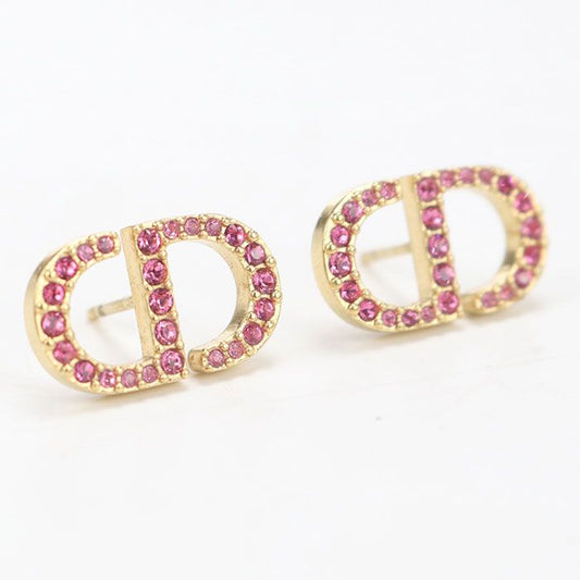 Dior Petit CD Stud Earrings Metal