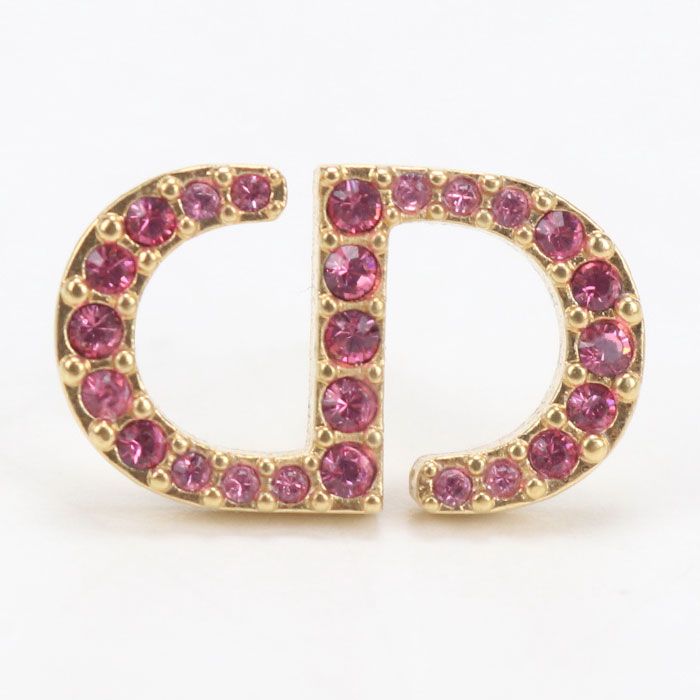 Dior Petit CD Stud Earrings Metal — view 2