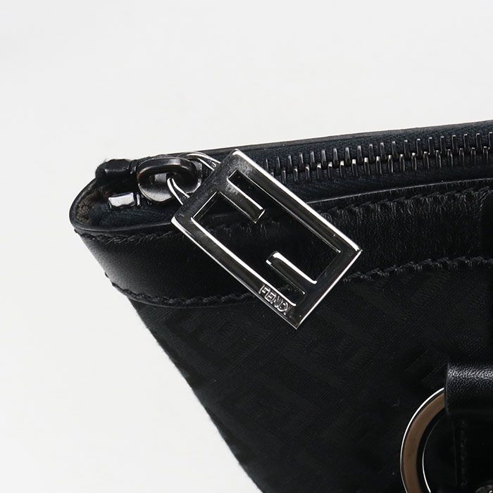 Fendi Zucchino Tote Canvas Leather — view 4