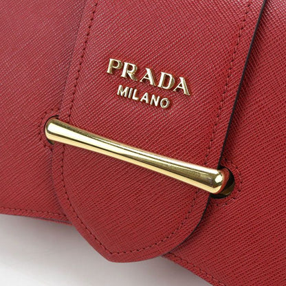 Prada Chain Saffiano Leather Crossbody Shoulder Bag — view 4